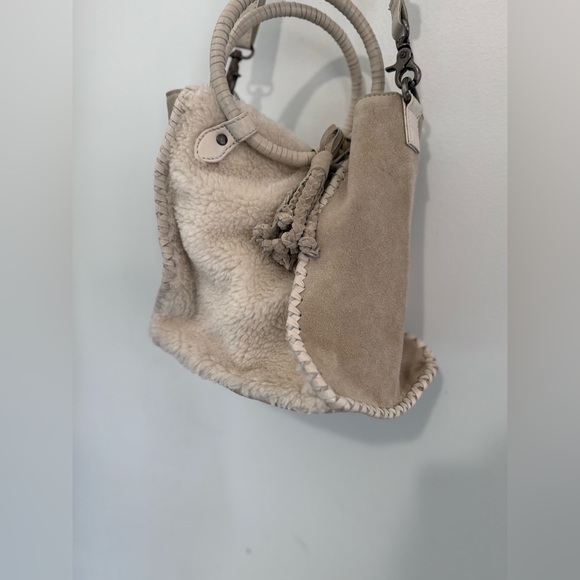 Free People Shearling and Sherpa O Ring Bag - Picture 7 of 8